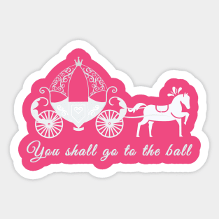 Cinderella carriage Sticker